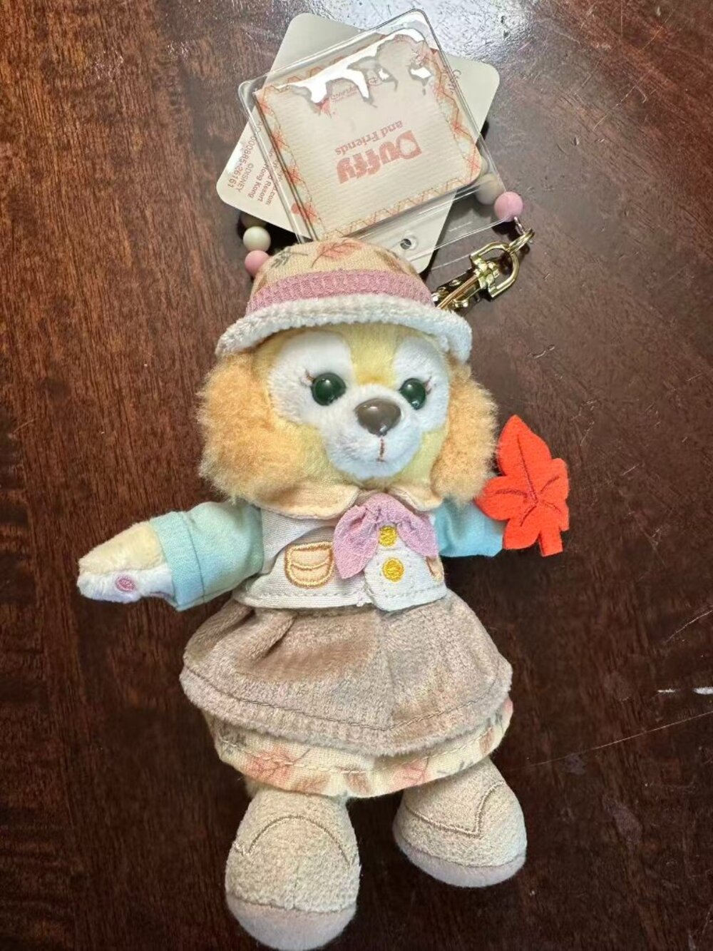 HKDL Disney authentic 2026 autumn Cookieann plush keychain Disneyland limited